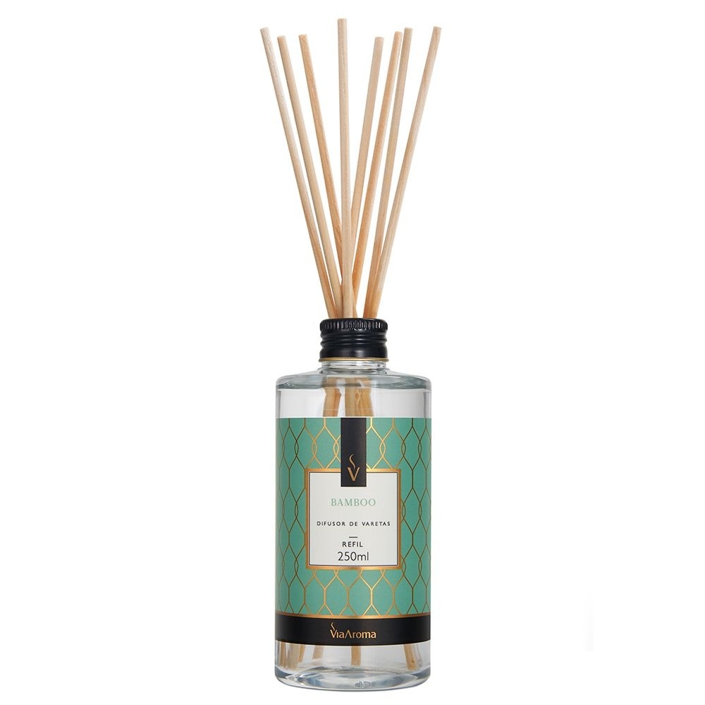 Difusor de Varetas Bamboo 250ml - Via Aroma