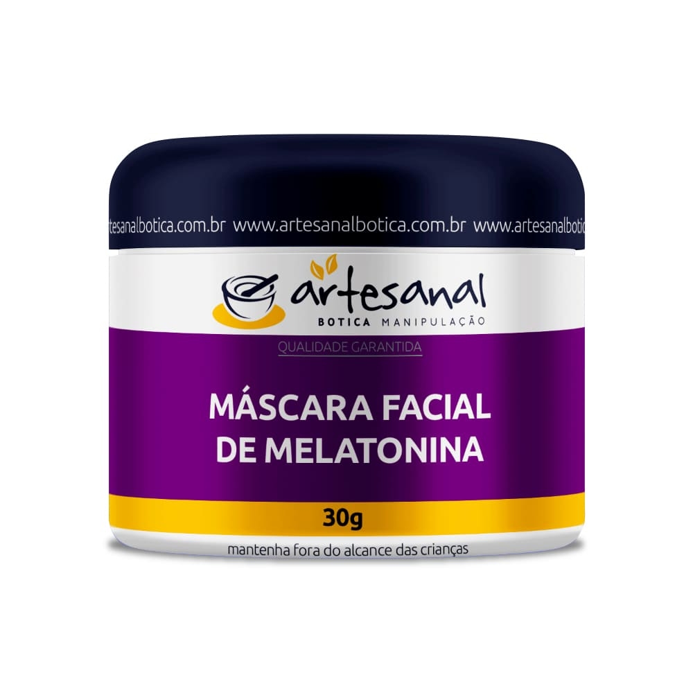 Máscara Facial de Melatonina - 30gr