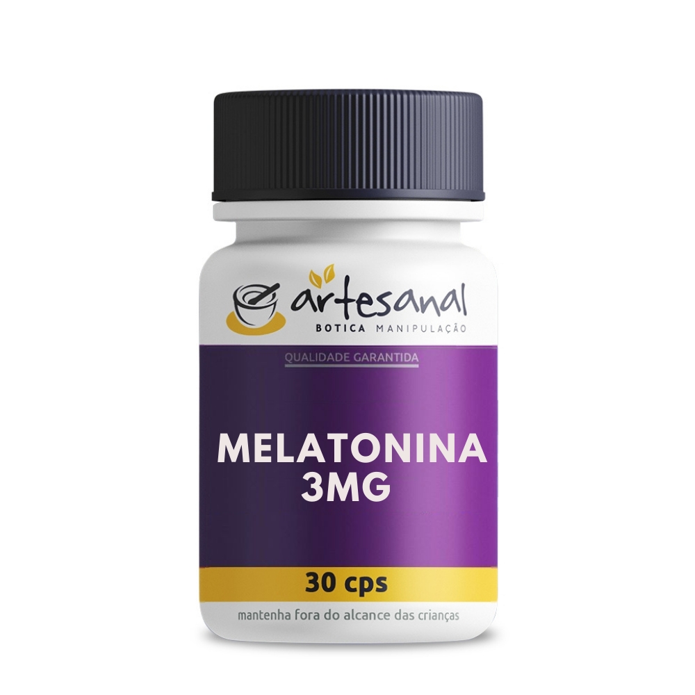 Melatonina 3mg - 30 cápsulas