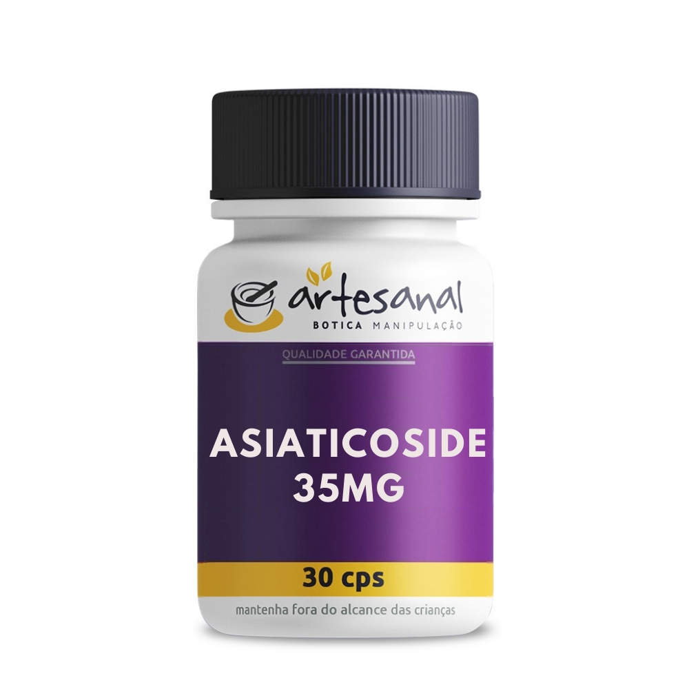 Asiaticosíde 35mg - 30 Cápsulas