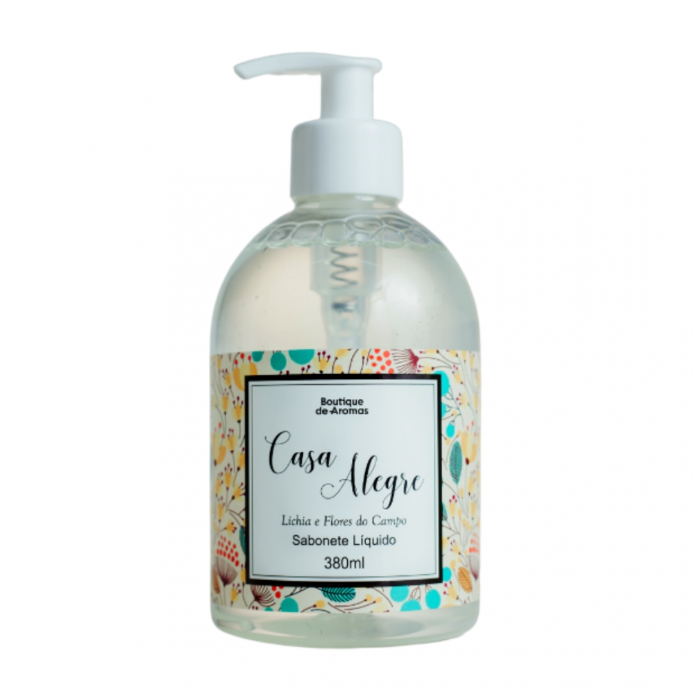Sabonete Líquido Lichia e Flores do Campo 380ml – Boutique De Aromas