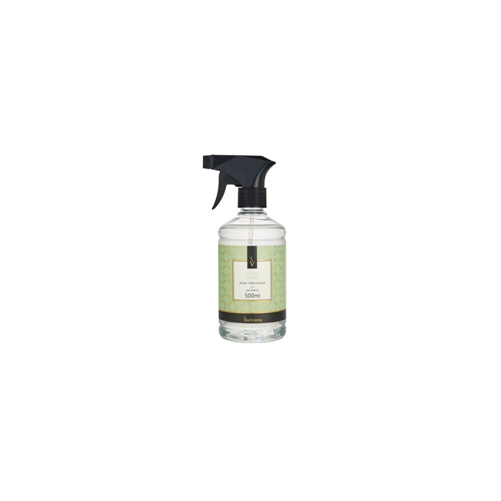 Água Perfumada para Tecidos Capim Limão 500ml - Via Aroma