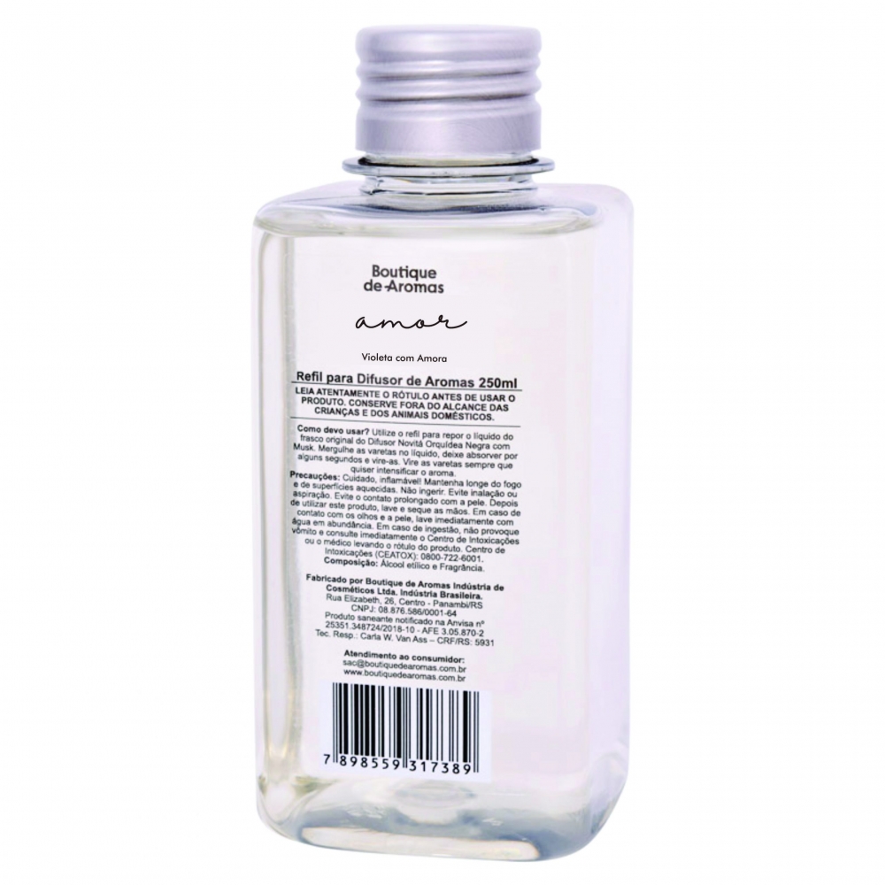 Refil para Difusor de Aromas Amor 250ml - Boutique De Aromas