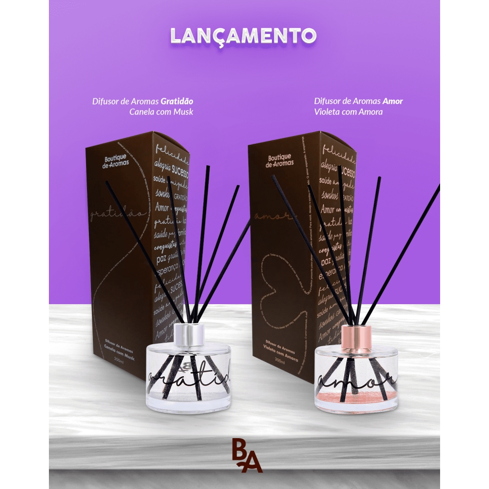 Difusor de Aromas Felicidade Damasco com Peônia 240ml - Boutique De Aromas