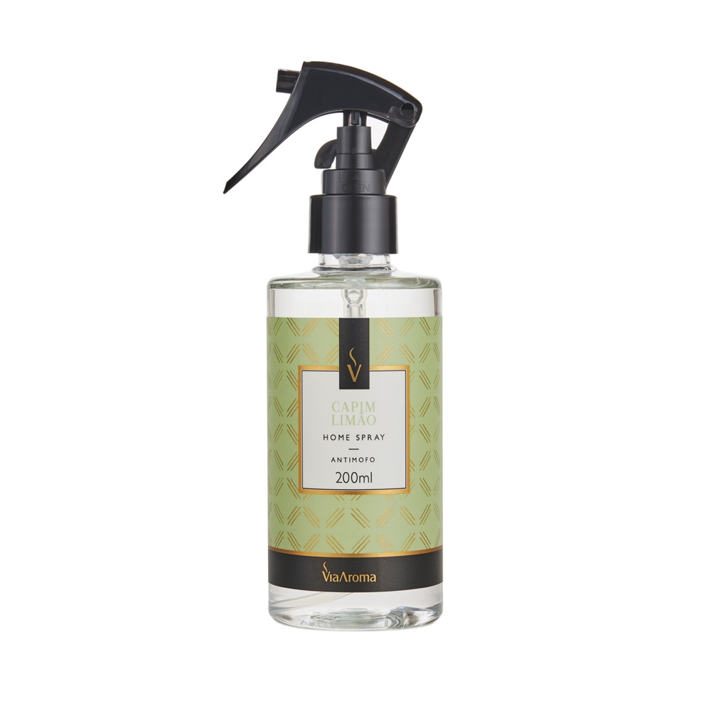 Home Spray Capim Limão 200ml - Via Aroma