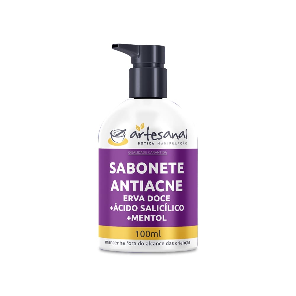 Sabonete Anti Acne Com Ácido Salicílico - 100ml