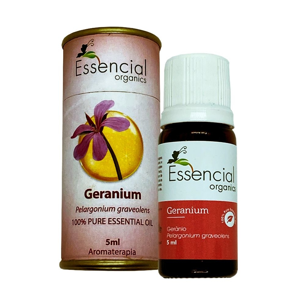 Óleo Essencial de Gerânio - Essencial Organics - 5ml
