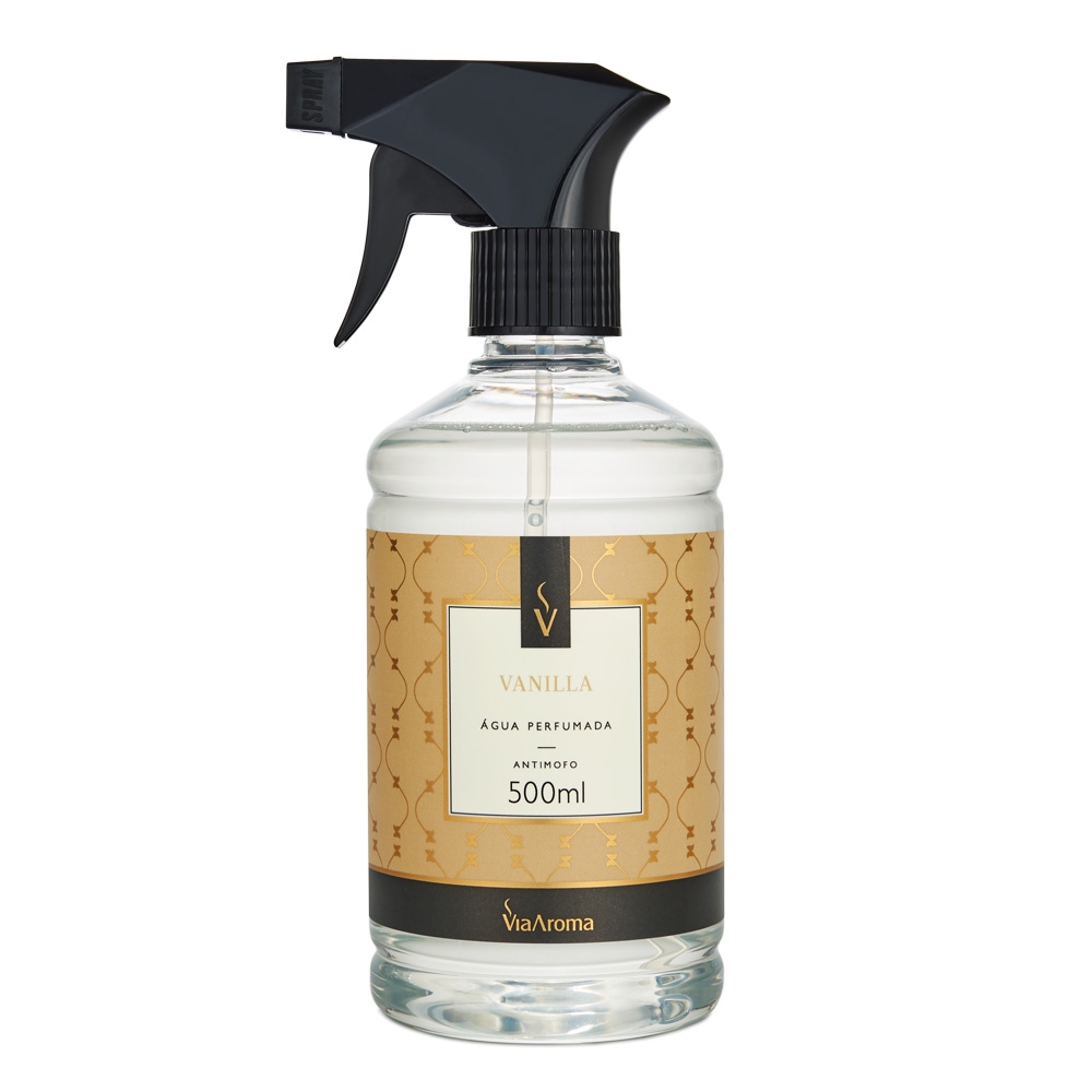 Água Perfumada para Tecidos Vanilla 500ml - Via Aroma