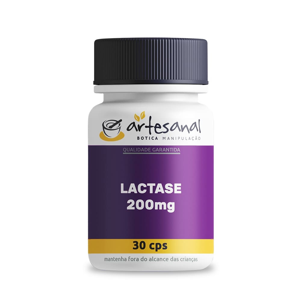 Lactase 200mg - 30 Cápsulas