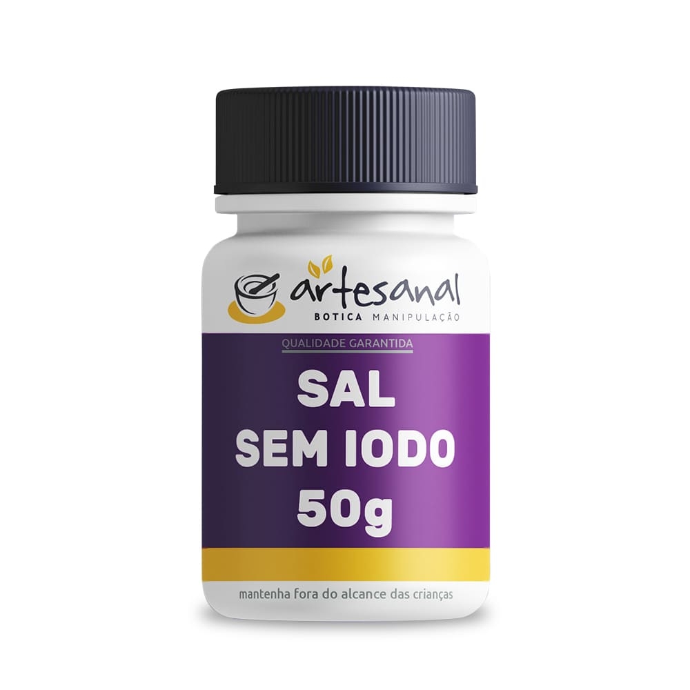 Sal sem Iodo - 50g